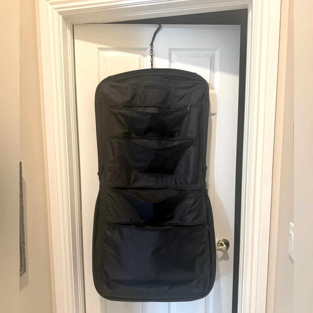 Classic TUMI Rolling Extended Trip Large Garment Bag – Black Ballistic Nylon